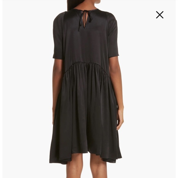 Cecilie Bahnsen Annabella Black Silk Dress size 4 - Picture 2 of 11